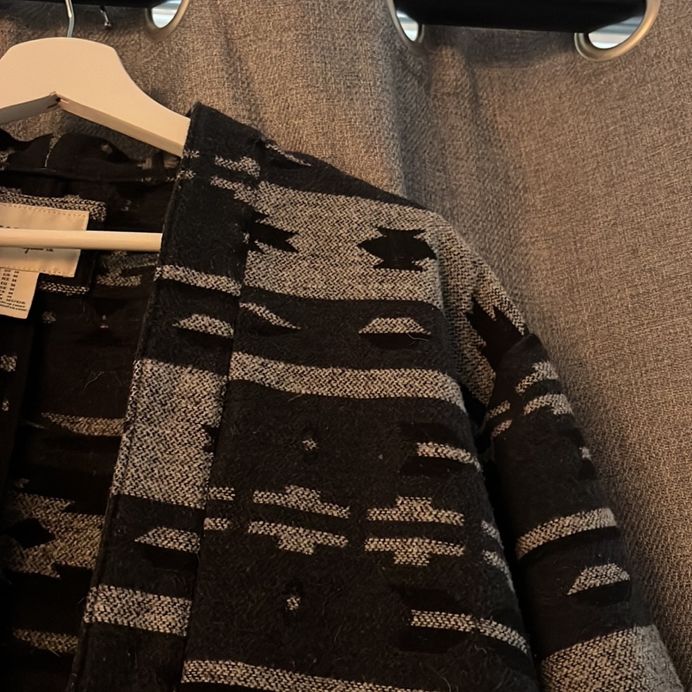 Aztec Boho Print Overcoat - Picture 7 of 8